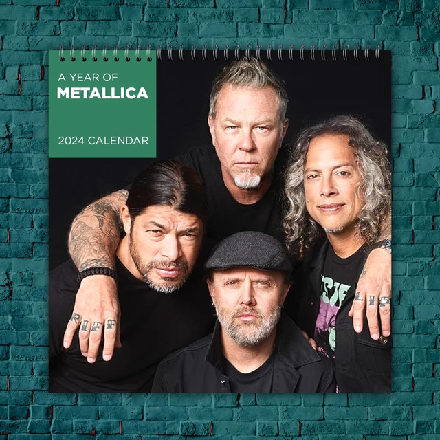 METALLICA CALENDAR 2025 Metallica 2025 Celebrity Wall Calendar Gift