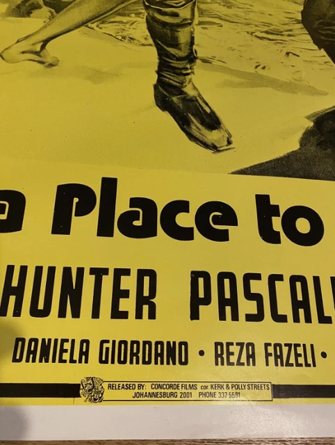 FIND A PLACE To Die - Jeffrey Hunter Pascale Petit - Litho Poster ...