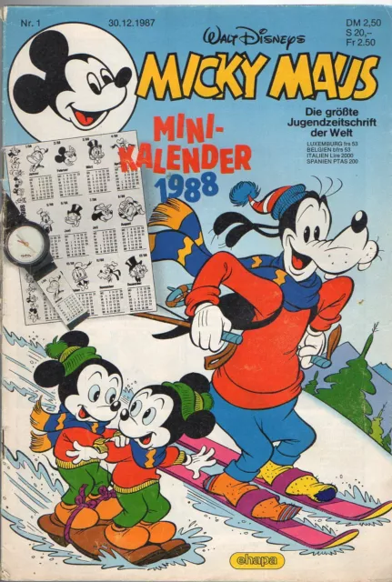Micky Maus Sie Wählen  1 Heft   1987  ab 5 auktionen portofrei