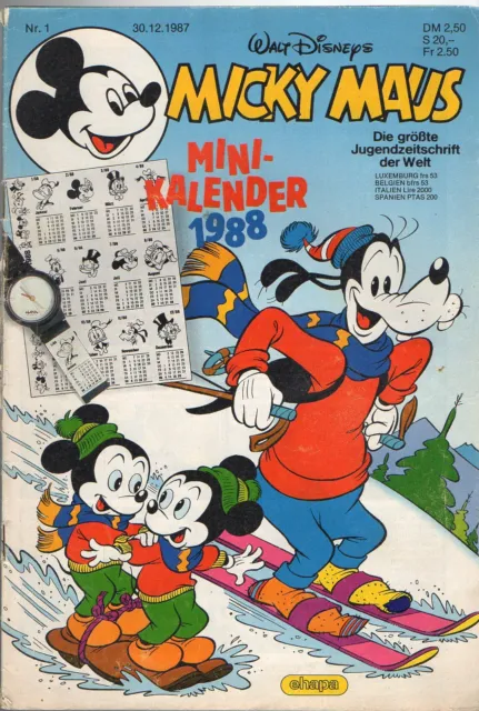 Micky Maus   Sie Wählen  1 Heft . aus 1987  ab 5 auktionen portofrei