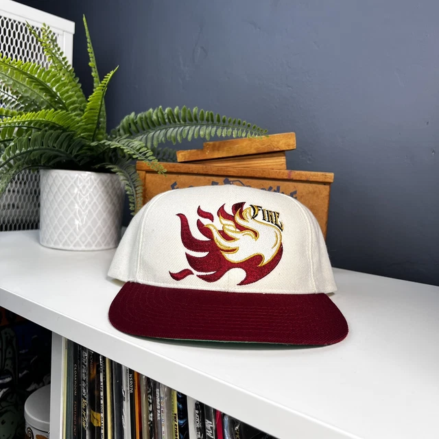 Vintage Wlaf Birmingham Fire Nfl Snapback Hat Cap Starter Nwot Sample Reebok