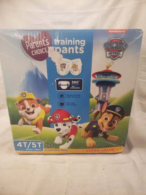 Vintage 2018 Parent's Choice Training Pants Paw Patrol Girl Pull Ups 4T-5T  -10CT 