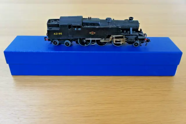 Kitbuilt for Hornby Dublo 3 rail running BR black Fairburn class 2-6-4 tank loco