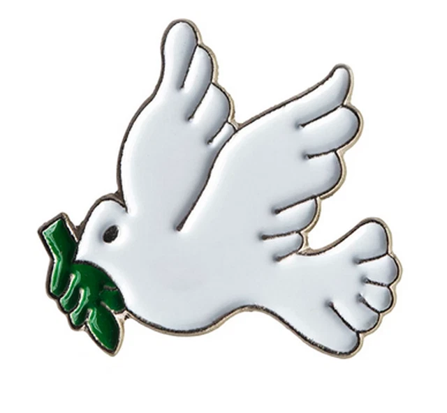 2 Pcs Oiseaux de Noël Blancs Artificiels Peace Dove Ornement Oiseau de Noël Décoratif