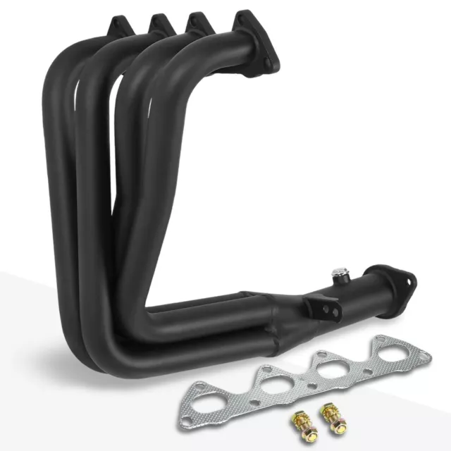 For 94-01 Acura Integra GSR/Type-R B-Series Performance 4-1 Exhaust Header Black 2