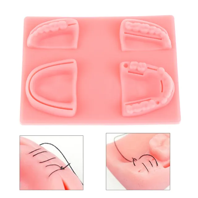 Dental Oral Gum suture training Medical Silicone periodontitis suture mo-FE