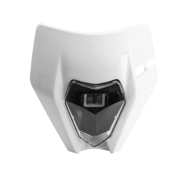 Faro Moto Enduro LED Carena Sporcizia Bici Motocross Luce Testa L4V1