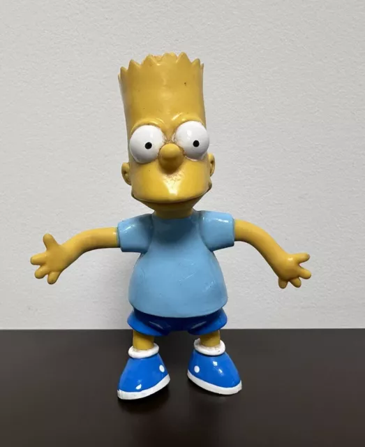 Vintage The Simpson's BART SIMPSON 4.5" Bendy/ Bendable Jesco FOX Figure 1990