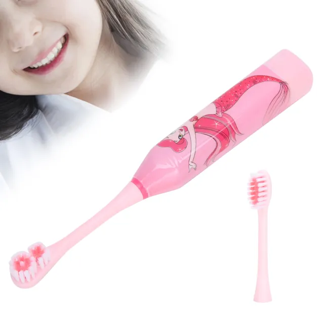 (rose)Brosse à Dents électrique Pour Enfants Belle Brosse à Dents De