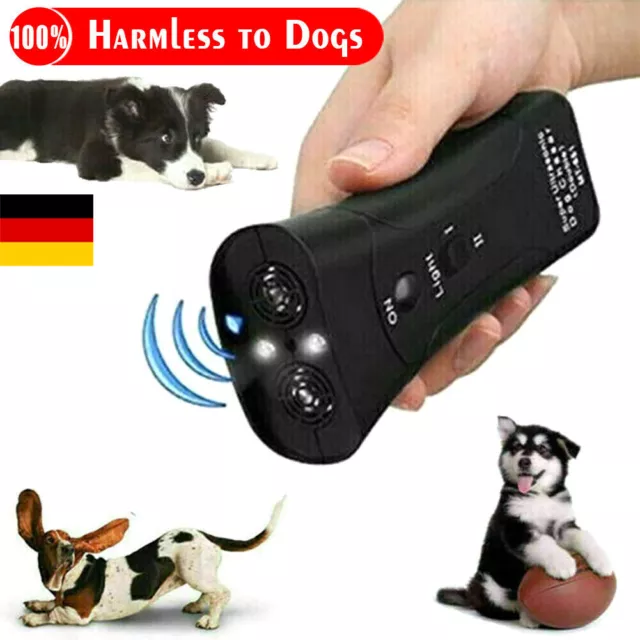 Pet Gentle Ultrasonic Anti-Bell Anti Dog Barking Hundetraining Anti-Bark Safe DE