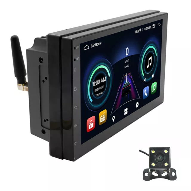 Bluetooth Car Stereo Audio GPS Navigation WIFI AM FM Radio Player Mirror Link