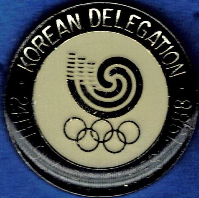 RARE 1988 SEOUL Korean Olympic Delegation GM NOC Pin 2024 Paris Olympic