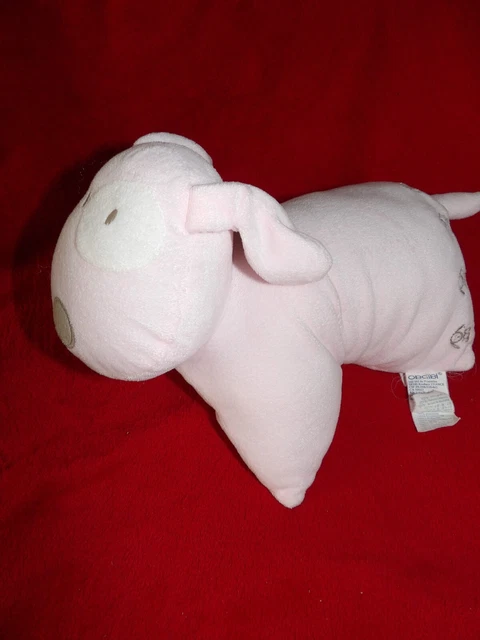 Doudou Obaibi Coussin Peluche Chien Rose