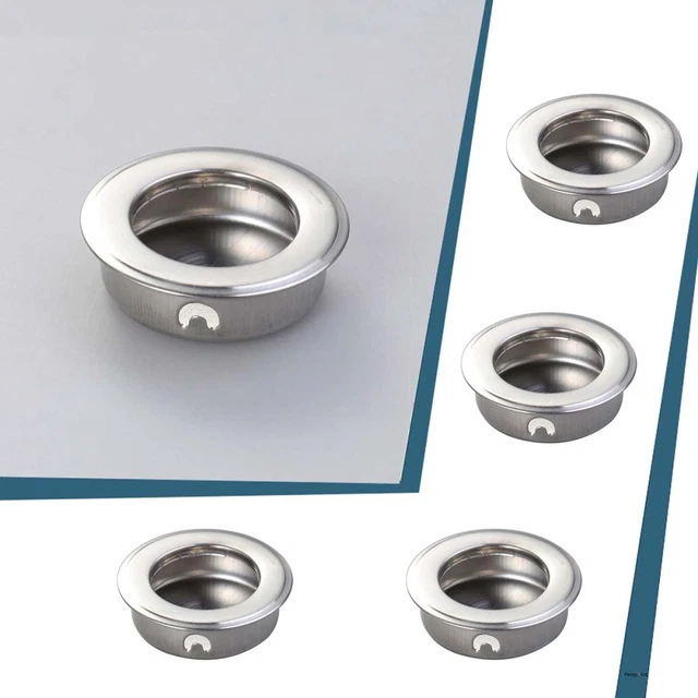 4 PCS Finger Drawer Pulls Kitchen Cabinet Drawer Handle Cupboard Handles 2
