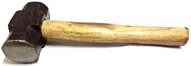 2 KG Fer Luge Maillet Luge Marteau Avec Poignée en Bois Paquet De 1 3