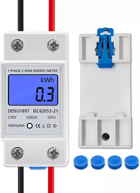 Contatore Energia Elettrica, Misuratore Consumo Elettrico, Contatore Di Corrente