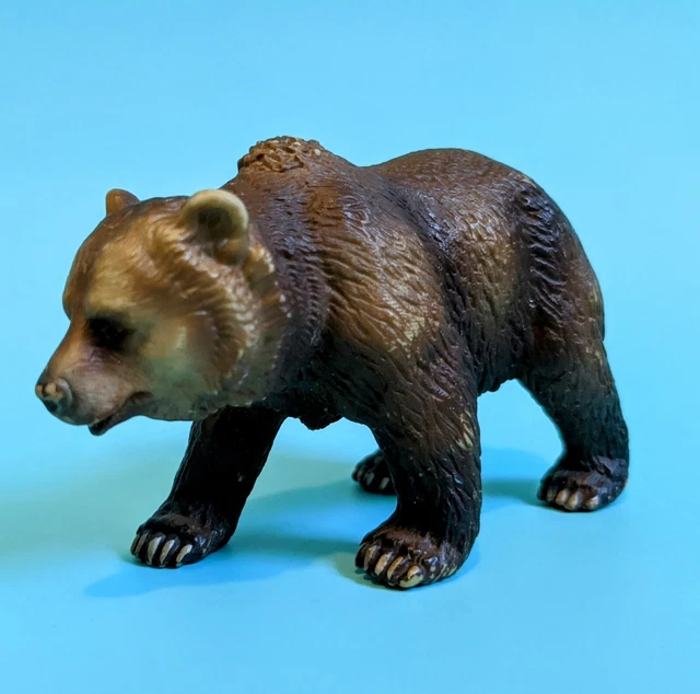 Schleich Adult Female BROWN GRIZZLY BEAR 2003 Retired Figure Wildlife D-73527