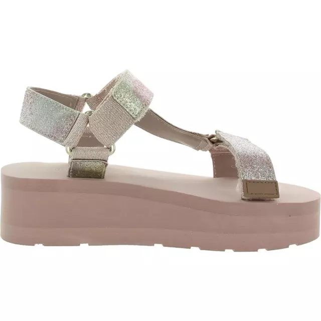 Guess Womens Avin 5 Pink Wedge Platform Sandals Shoes 8.5 Medium (B,M) BHFO 7955 3