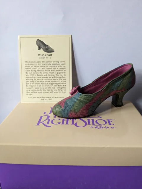 Just the Right Shoe Raine 'Rose Court'. Good Condition in Box. Style 25009