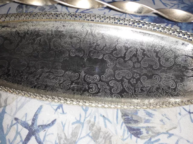 centrotavola in silver plade cm.39X15 2