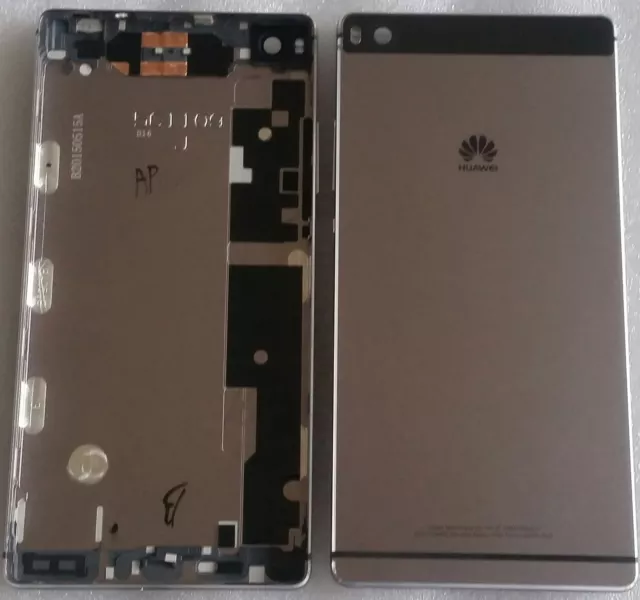Coque Arrière Coque Boîtier Couvercle Batterie Cadre Noir Huawei Ascend P8