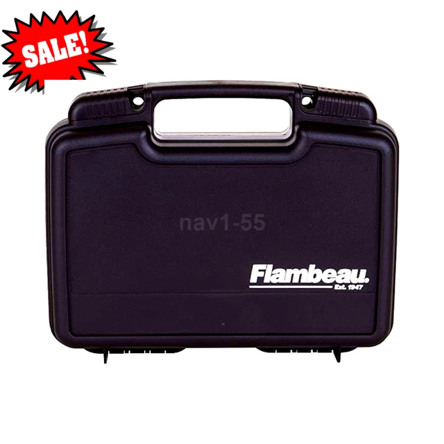 GUN STORAGE HANDGUN Revolver Hard Case Holds Small Pistol Lockable Box