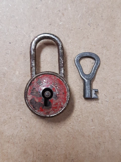 Antico lucchetto Prifail Italia anni 50 MADE IN ITALY ORIGINALE FUNZIONANTE