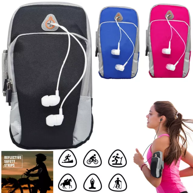 Sports Mobile Arm Phone Holder Bag Running Gym Band Gym Exercise All Phones Lot