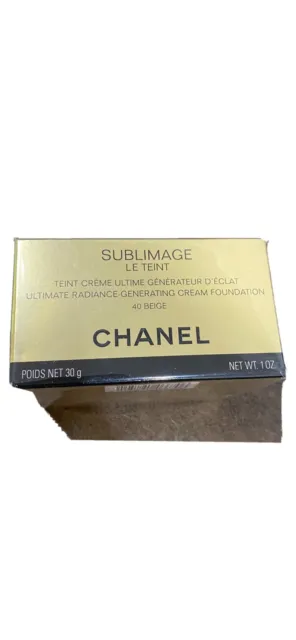 CHANEL Sublimage Le Teint Ultimate Radiance-Generating Cream Foundation  NIB!