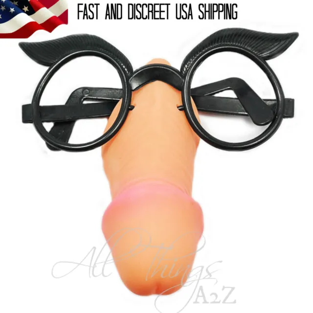 Funny Bachelorette Party Penis Nose Eye Glasses Favor Gag Gift Prank Hen Party