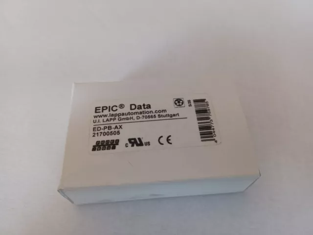 LAPP EPIC Data  Profibus DP Stecker gerade  ED-PB-AX     21700505    Neu und OVP