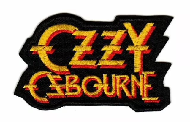 Ozzy Osbourne Patch | English Heavy Glam Doom Metal Black Sabbath Band Logo