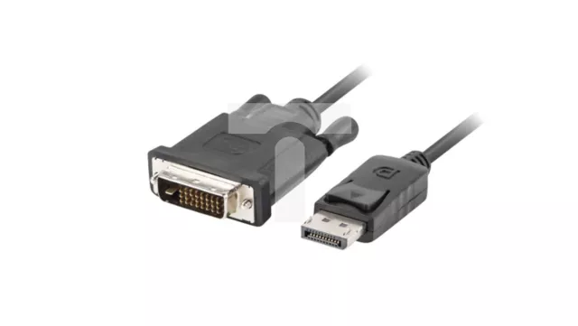 Cable adaptador DisplayPort 1.2 / DVI-D 1,8m negro DUAL LINK LANBERG /T2DE