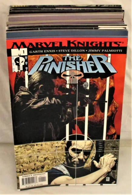 Punisher #1-37 Complete Set Comic Lot Full Run Garth Ennis Marvel Knights 2001