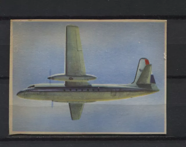 FOKKER F-27 FRIENDSHIP Vintage Aircraft Croydon Trading Card 1950's No.105