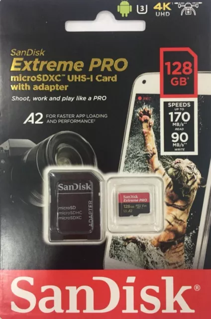 SanDisk Extreme PRO Micro SD SDXC Memory Card 120MB/s 1TB Class 10 TF UHS-I