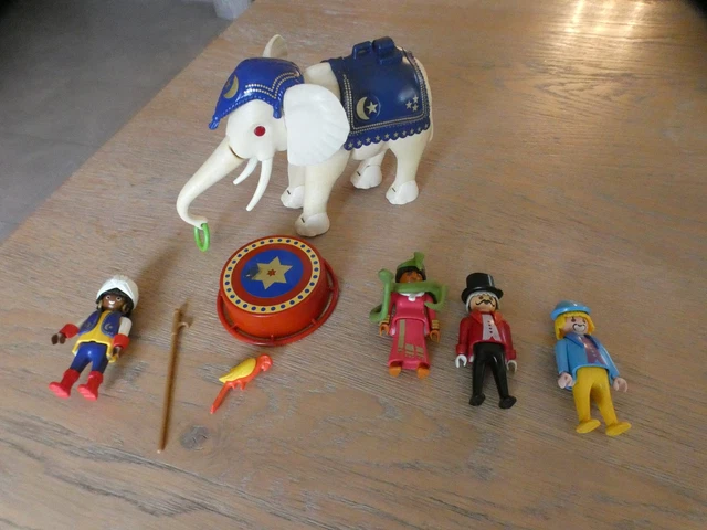 CIRQUE CIRCUS PLAYMOBIL 4230 ENSEMBLE DES 3 TOILES DU CHAPITEAU PARFAIT ETAT
