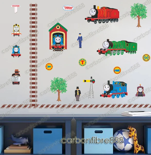 THOMAS THE TANK Engine Children Wall Stickers Art Decal Boy Girl Kids ...