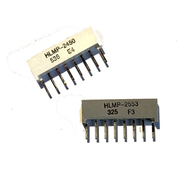 HLMP-2450 YELLOW HLMP-2550 GREEN LED LIGHT BAR Broadcom