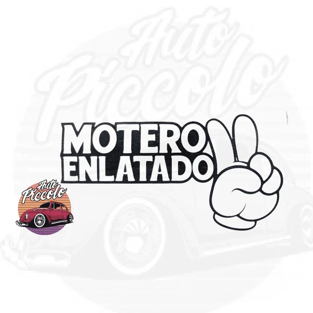 Vinilo Adhesivo Calco Sticker Auto Motero Enlatado Pegatina | Cuotas Sin Interés