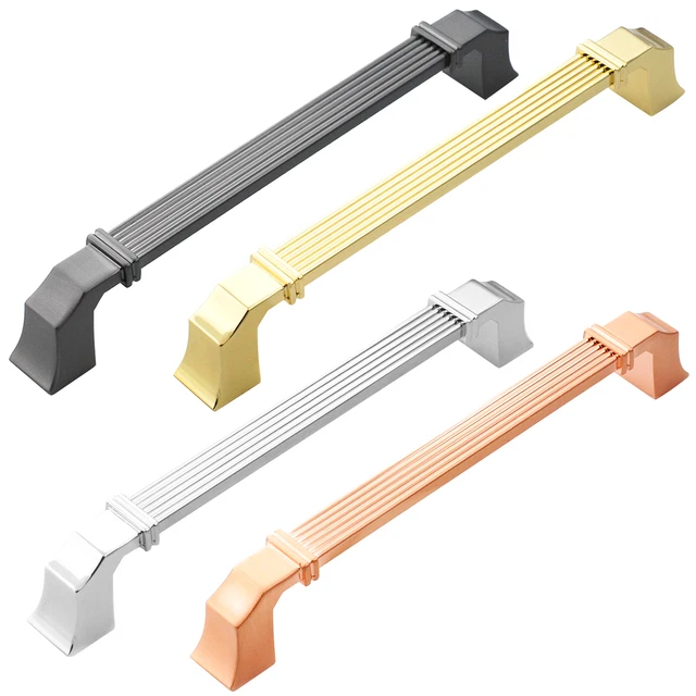 Kitchen Cabinet Handles Cupboard Knobs Cabinet Black Gold Drawer Handles