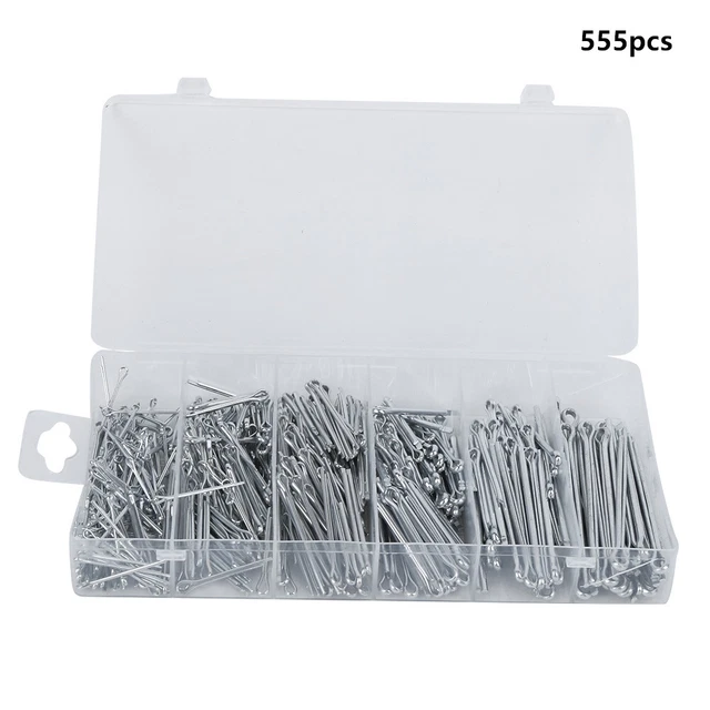 555 Stück Splint-Befestigungselemente Splint-Sortiment Zur Wartung OBD