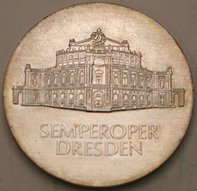 GERMANY (East) 10 Mark 1985A - Silver .500 - Semperoper Dresden - aUNC - 2669 ¤