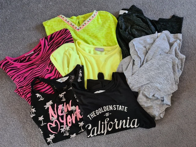 Pacchetto Vestiti Ragazze T-Shirt, Cardigan, Abiti - 10-12 Anni - Ottime Condizioni