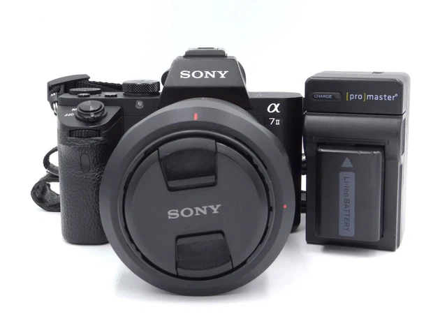Sony Alpha α7 II Mirrorless Camera with 28-70mm Zoom Lens - Shutter count: 59777