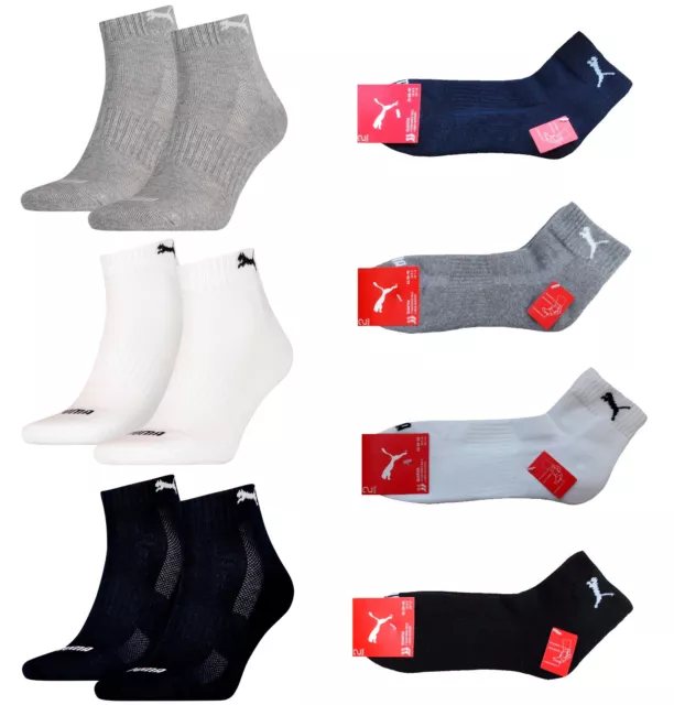 PUMA Sport Quarter mit Frotteesohle - 1/4 Schaft Sneaker Socken SPEED CAT