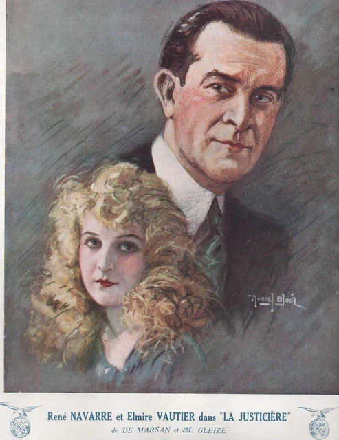 Cinema Mute Film Rene Navarre Elmire Vautier La Justiciere Press Release