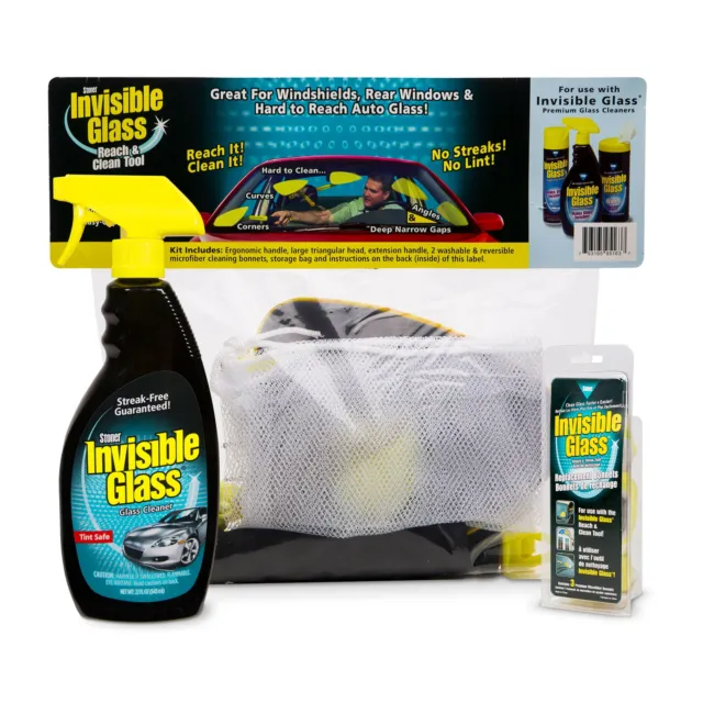 Invisible Glass Reach and Clean Tool Glass Cleaning Kit