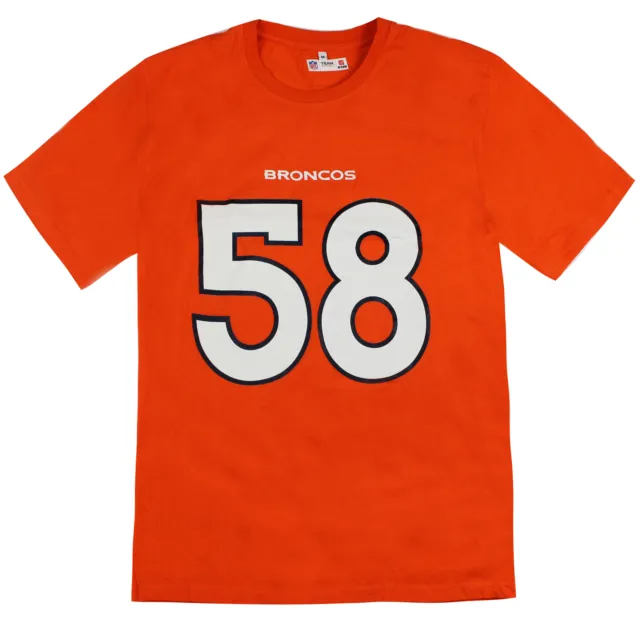 Fanatics NFL Denver Broncos Von Miller 58 Tee Short Sleeve Mens T-Shirt
