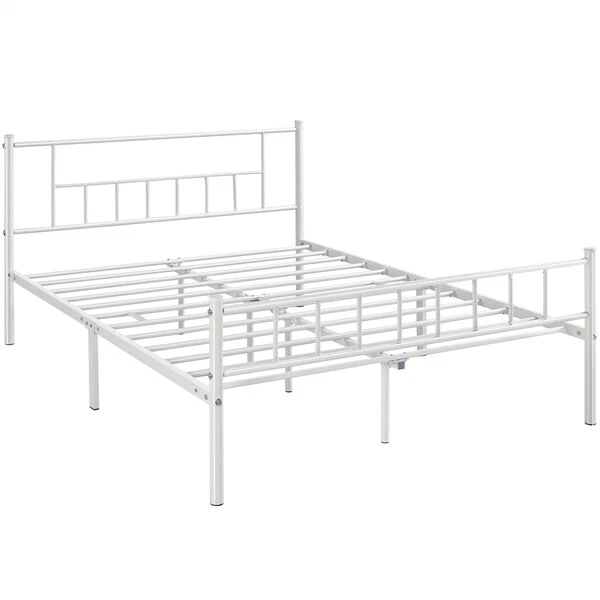Estructura de Cama Básico Individual Marco de Cama de Plataforma Cama Doble